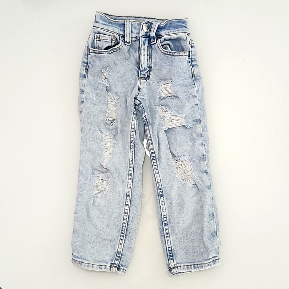 Justice Super Light Wash Mini Mom Jean